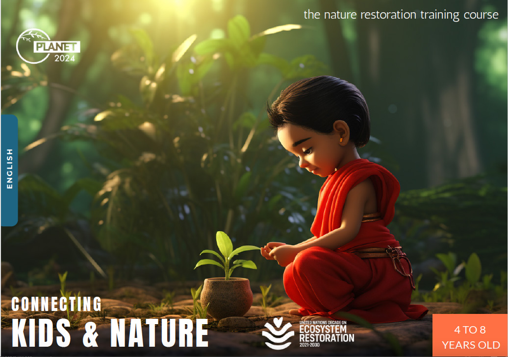 Nature restoration training course english for 4 to 8 years old children
