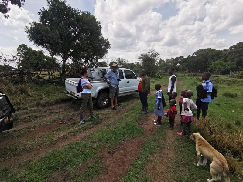 Notre équipe au Kenya pour la plantation de semences - 2021